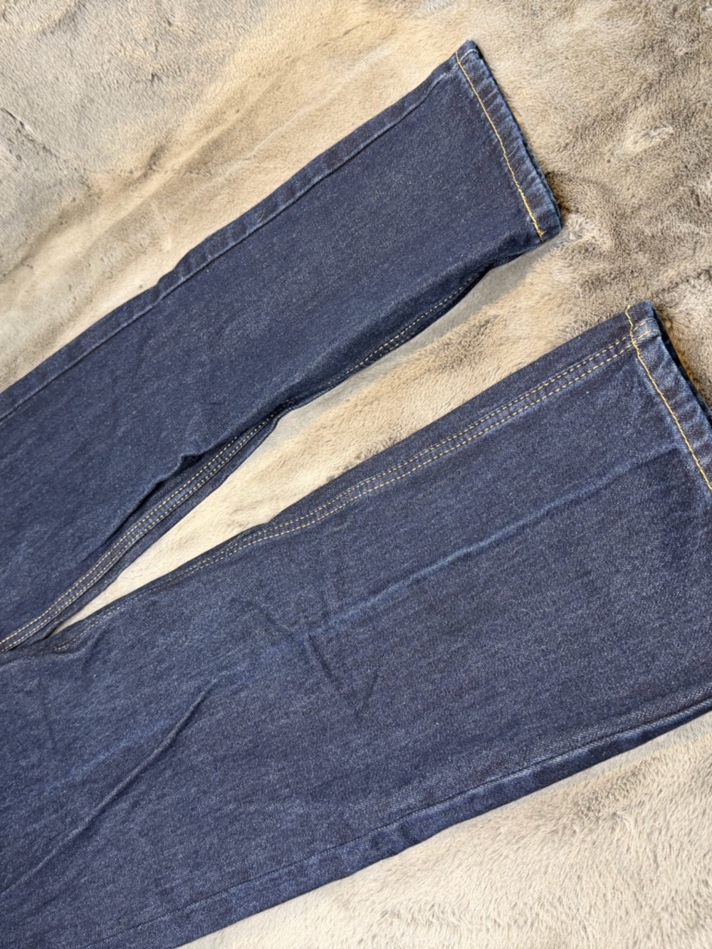 Levi’s 505 Men’s Straight Leg Jeans W38 L30 | Dark Wash Classic Denim - Picture 5 of 7
